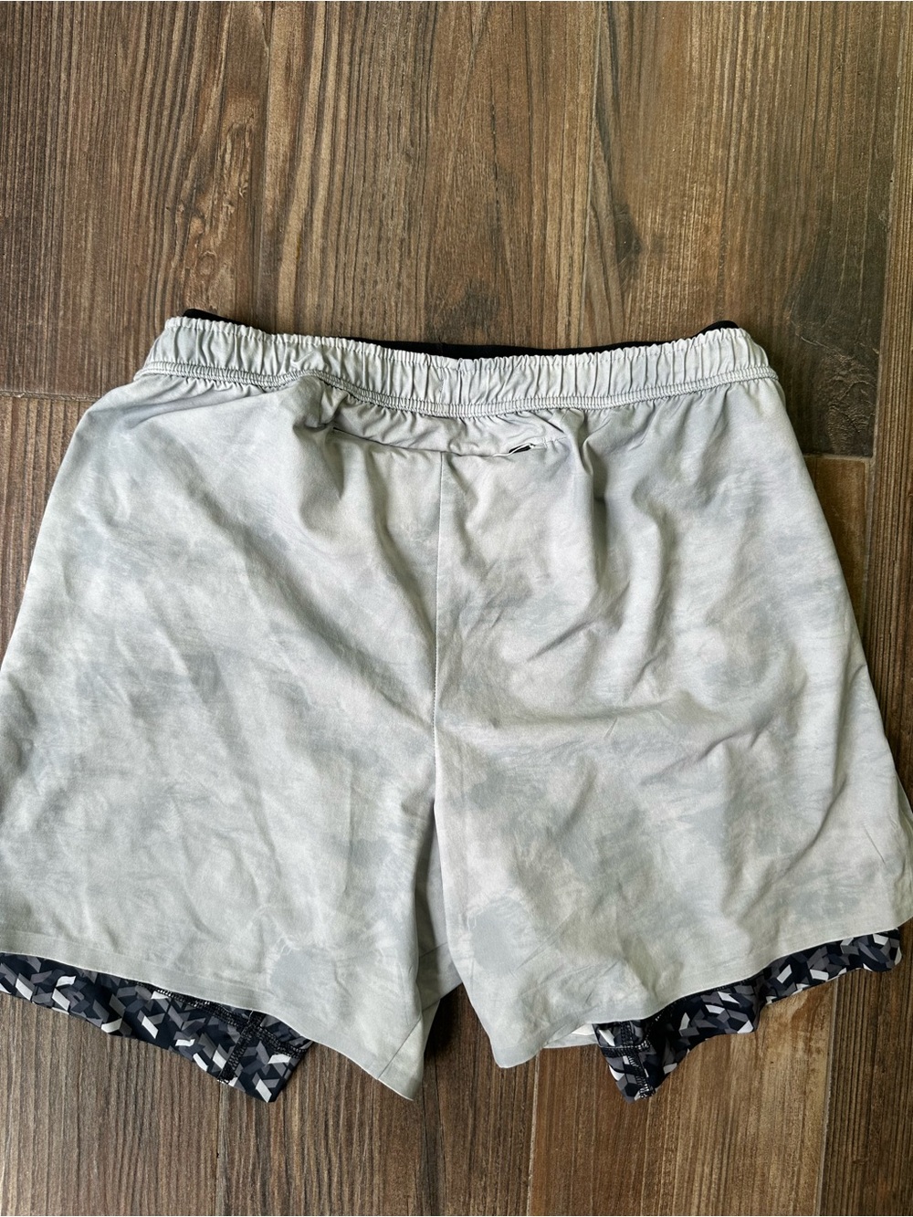 chubbies Light Gray Ultimate Training Athletic Shorts with Black Trim - Picture 5 of 5